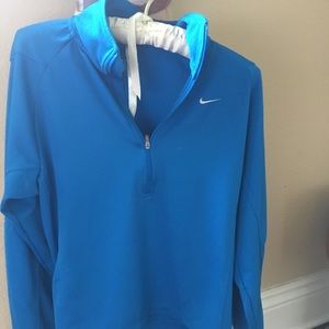 Nike Running/Golf Half-Zip Jacket Blue